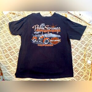 Vintage Palm Springs, California Harley, Davidson shirt XL